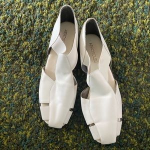 Aerosoles white sandals